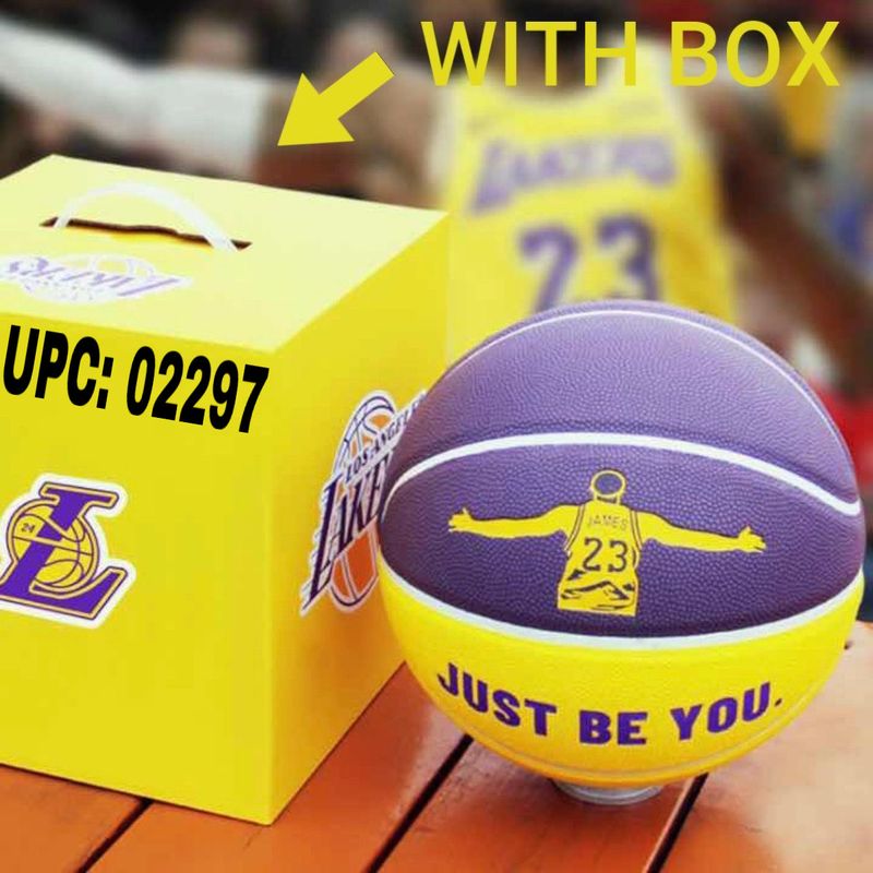 كرة سلة ليكرز اصلي مع بوكس yellow #