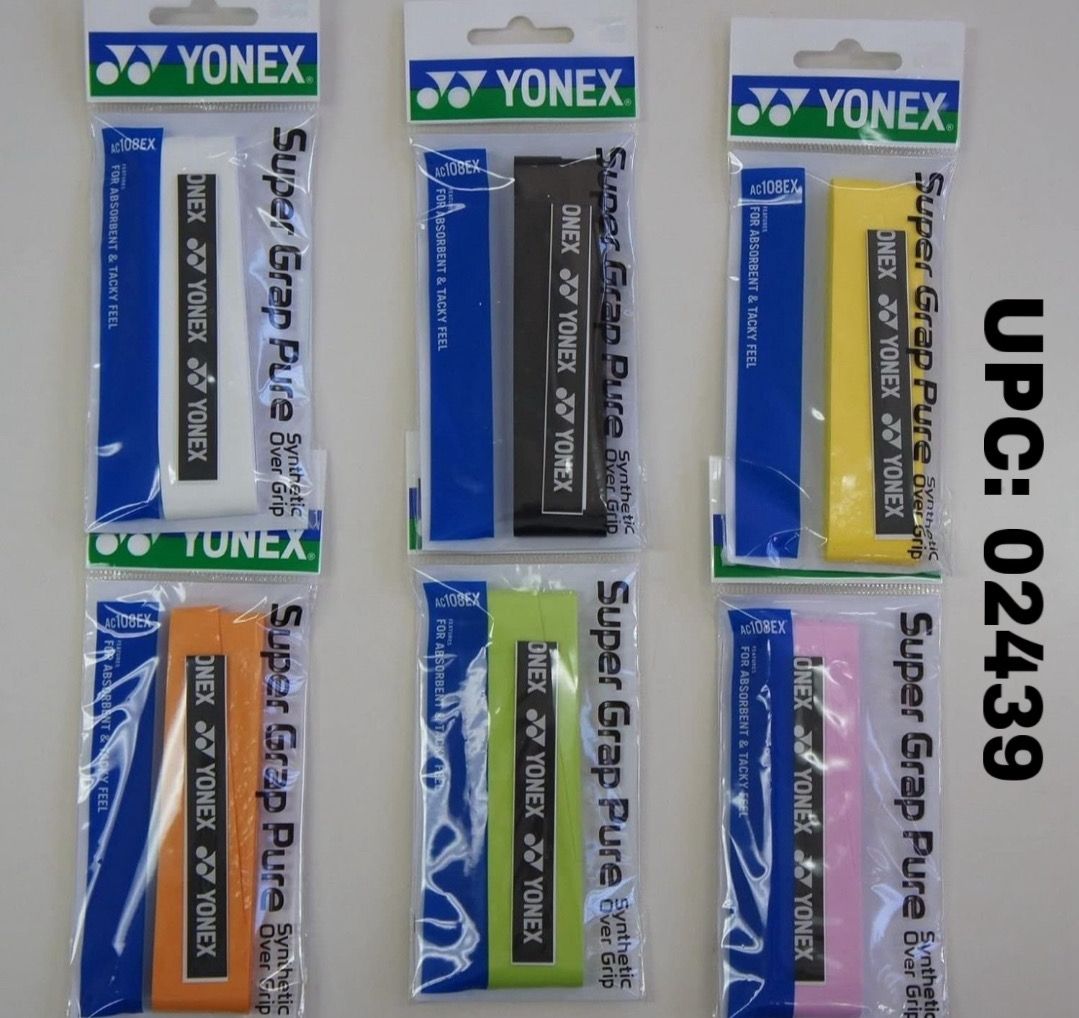 شريط قبضة مضرب YONEX Super Grap Pure (موديل AC108EX) – ألوان متعددة #
