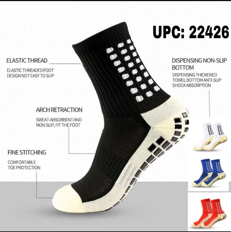 جرابات سيليكون قصير احمر ✓