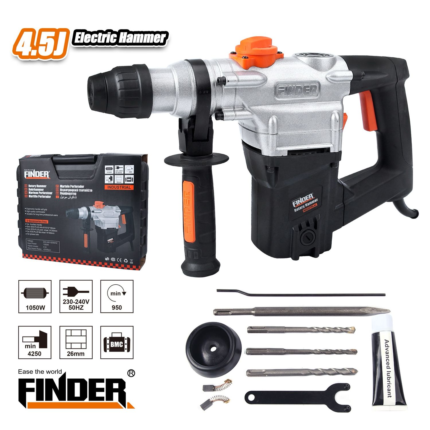 هلتي متعدد الاستخدامات مع كفالة لمدة سنة Finder 1050W
