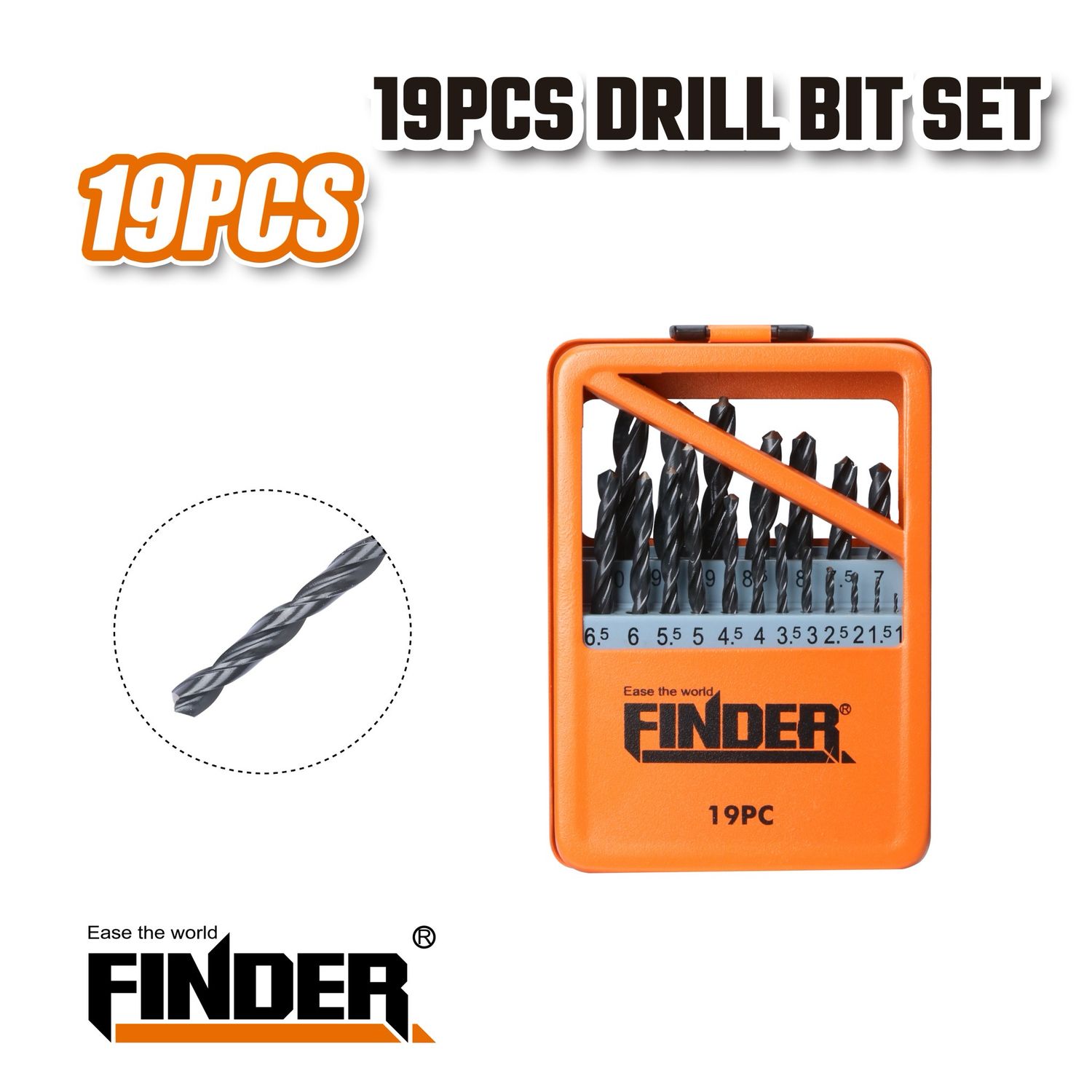 طقم ريش حديد 19 قطعة Finder