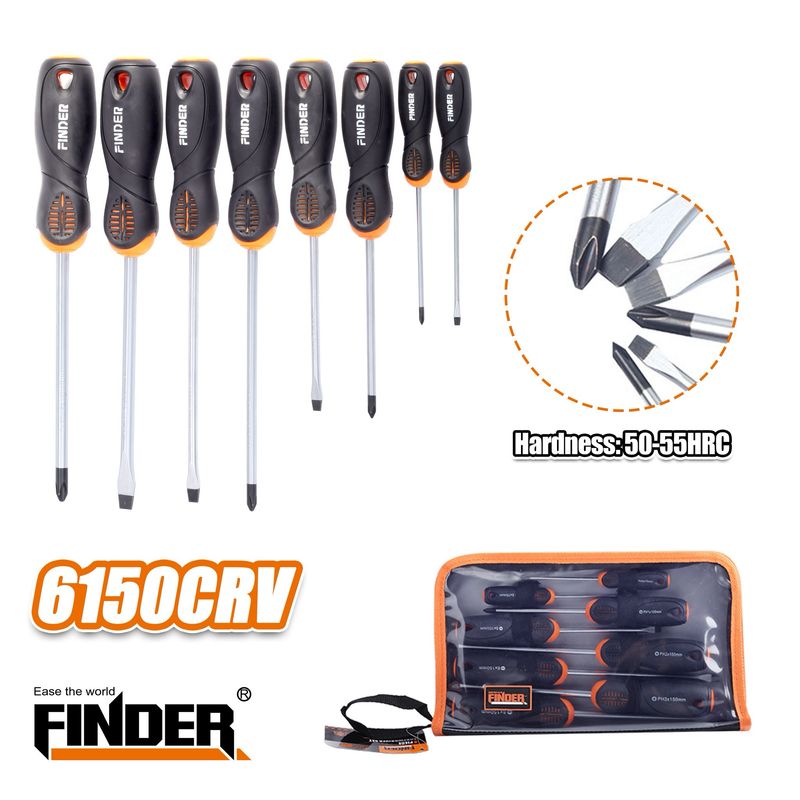 طقم مفكات 8 قطع Finder