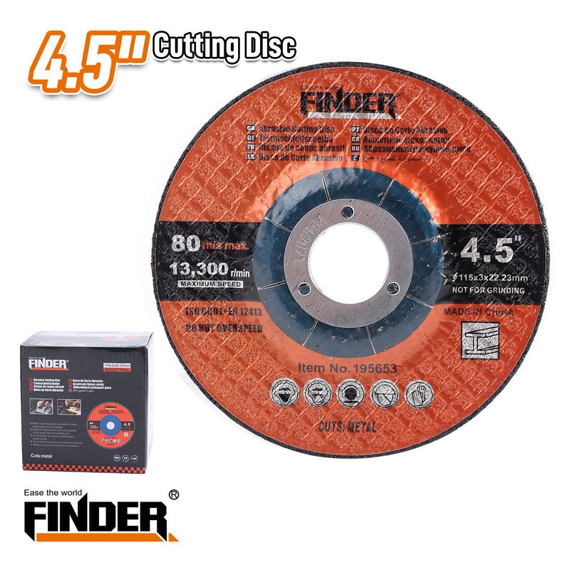 اسطوانة قص حديد 4.5 انش Finder