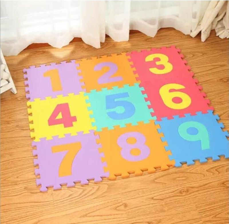 أرضية فوم اطفال ارقام 30cm*8mm @