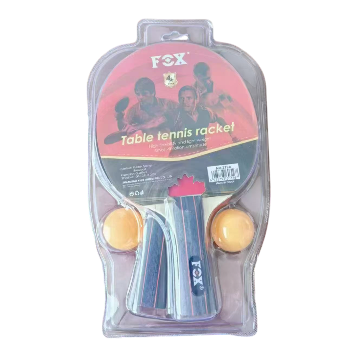 مضرب تنس مع كرات Fox اصلي من الشركة ✓