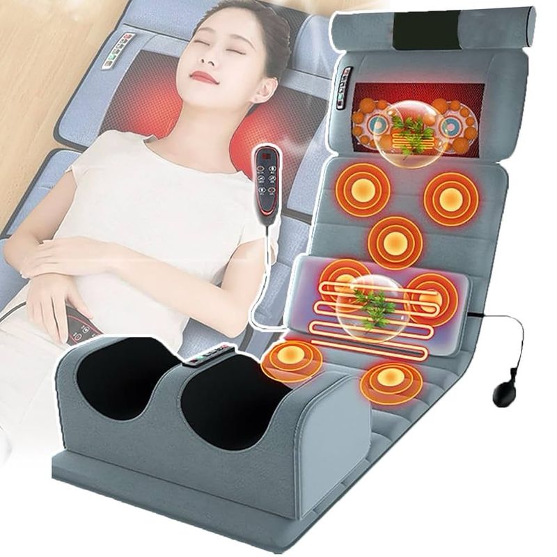 فرشة مساج كهربائية متعددة الاستخدامات ✓