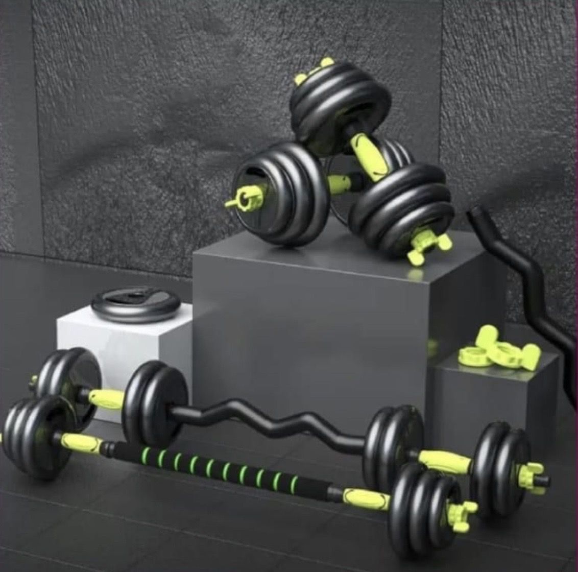 دامبلز بلاستيك اعوج 50kg ✓