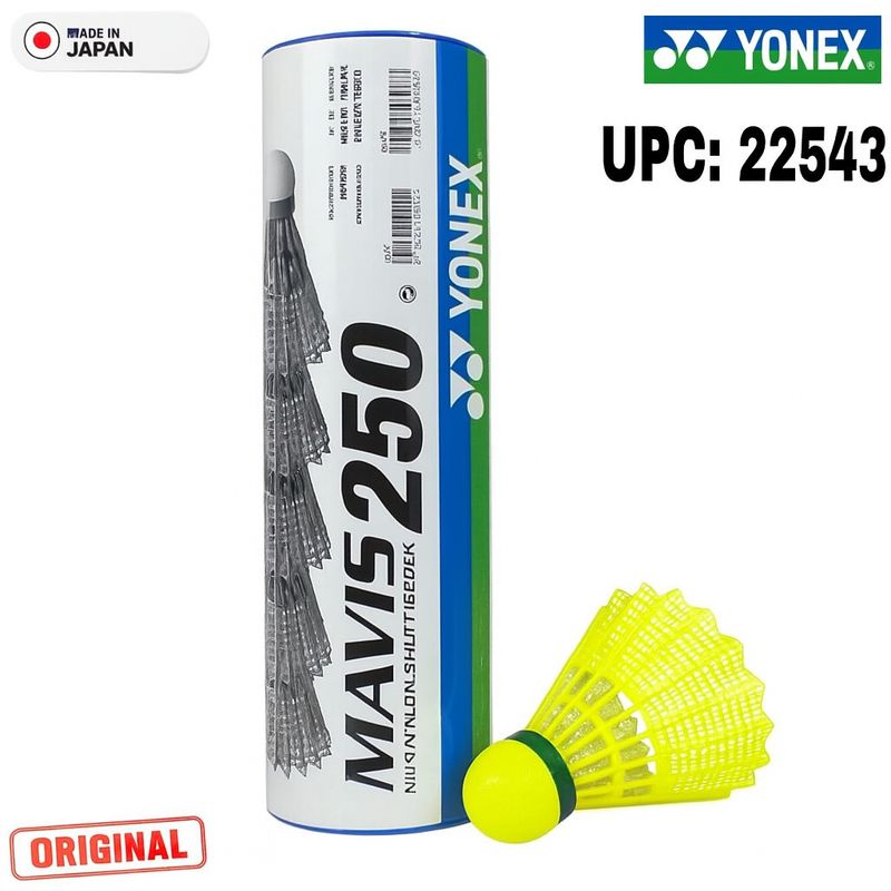 ريشة نايلون Yonex Mavis 250 اصلي من الشركة لون اصفر #