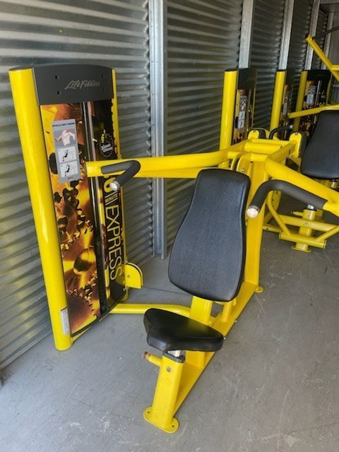 fitness optima shoulder press life(امريكي مستعمل)✓