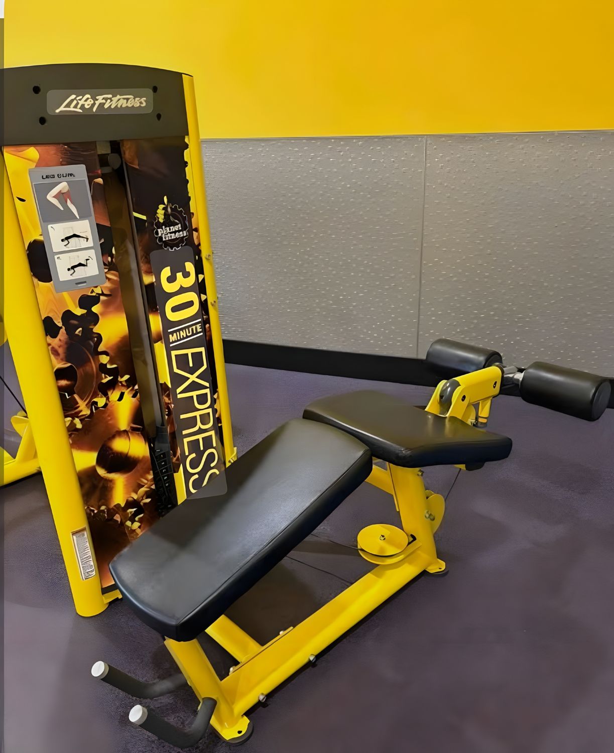 fitness optima leg curl (امريكي مستعمل)✓