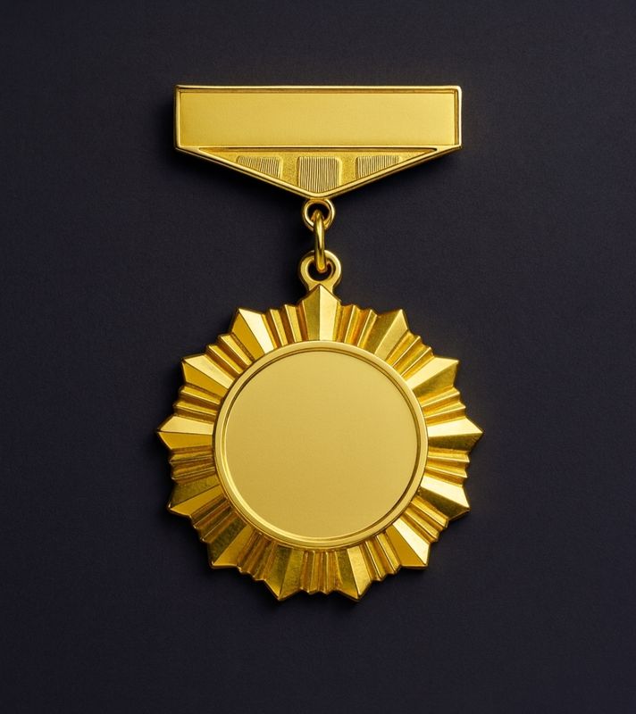 ميدالية شرف ذهبية ✓