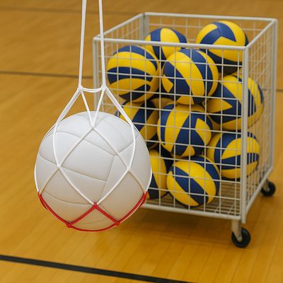 شبك وصناديق حامل للكرات