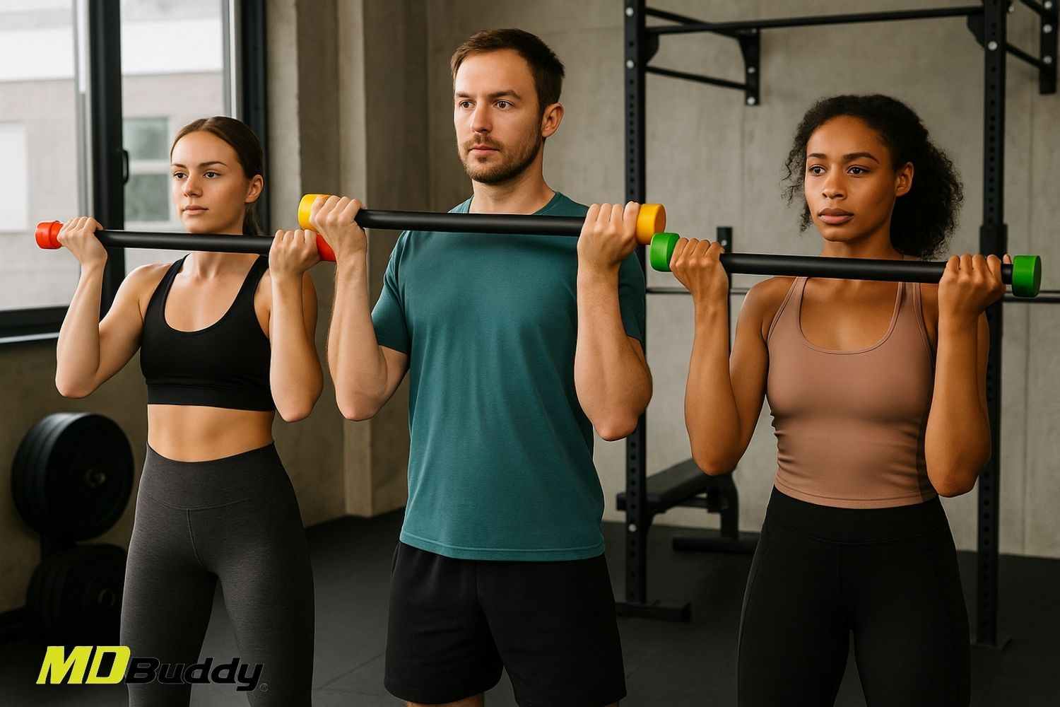 بار بيل MD Buddy 2kg ✓