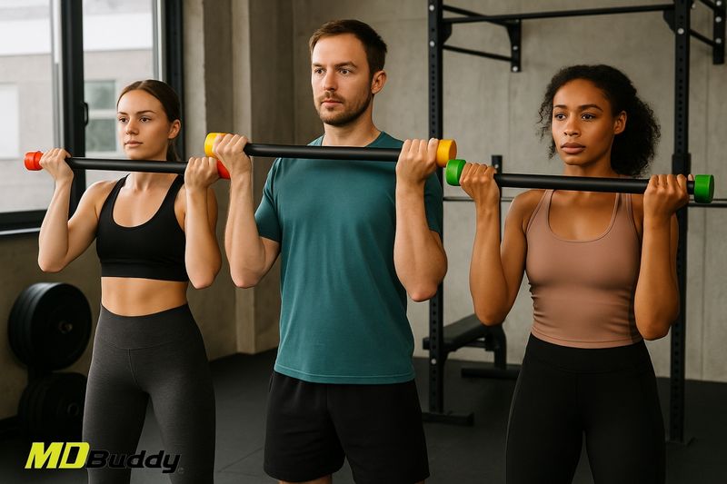 بار بيل MD Buddy 3kg ✓