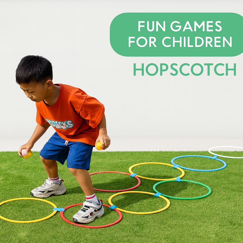 لعبة الحلقات القافزة  للاطفال ✓