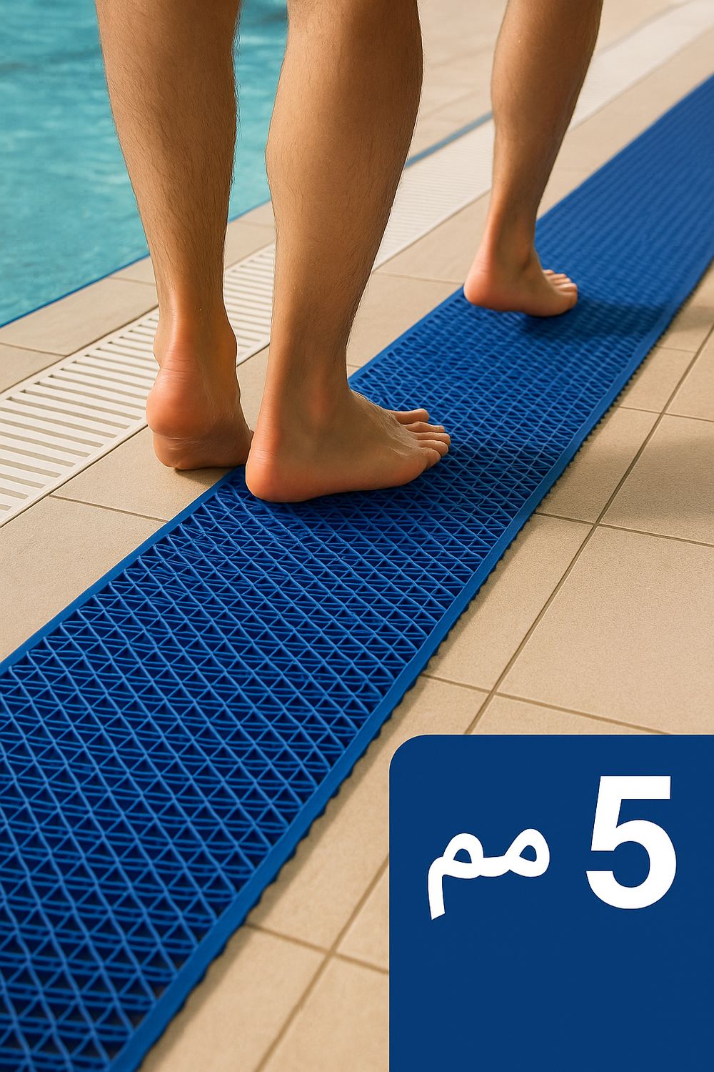 فرشة مانعة للانزلاق عرض الفرشة1.2m*15m   السماكة 5mm ✓