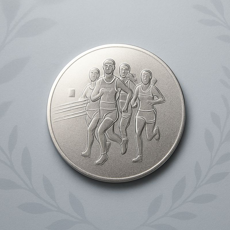 قشرة العاب القوى فضي #