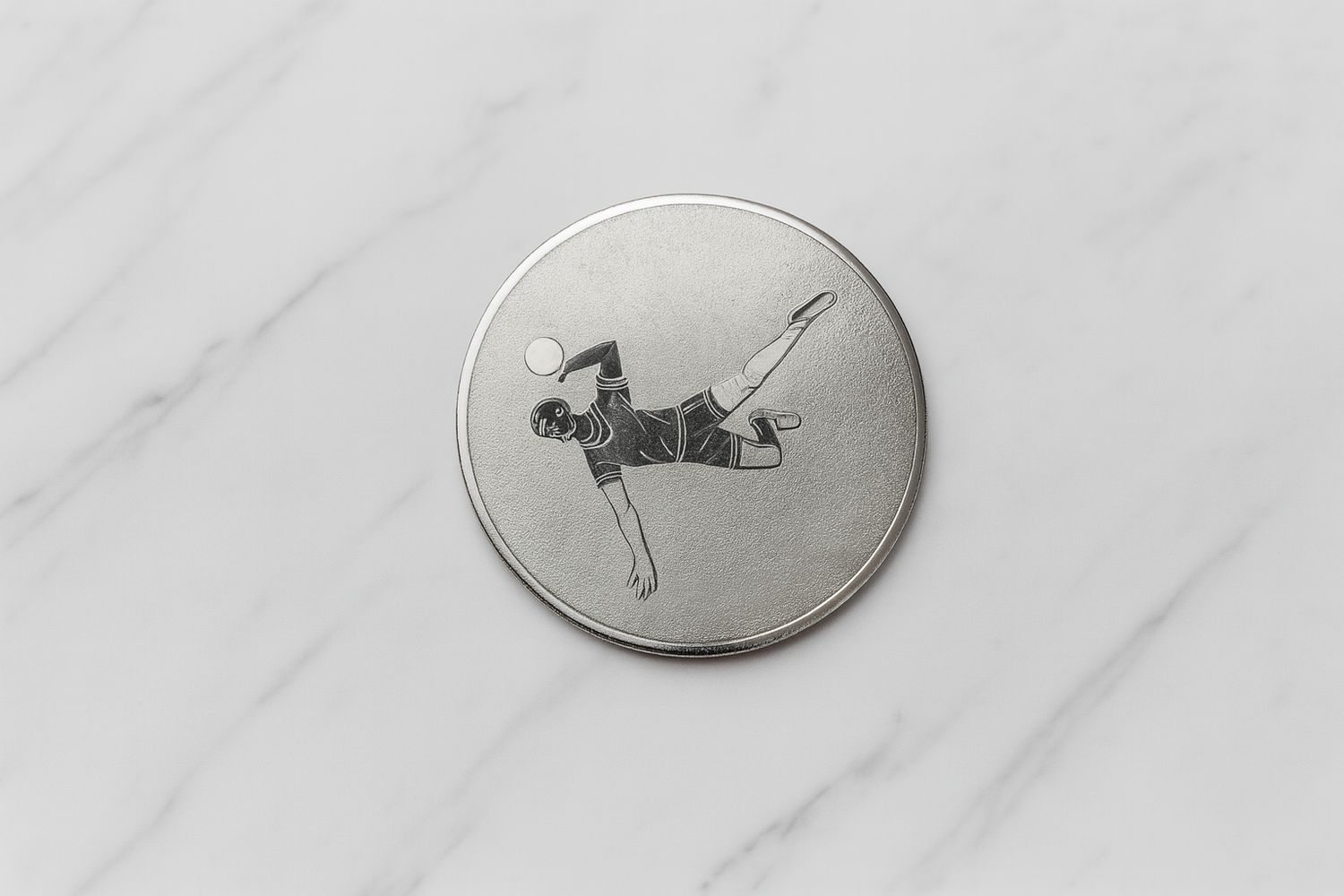 قشرة كرة يد فضي #