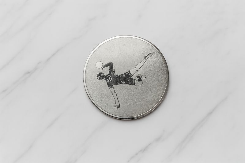 قشرة كرة يد فضي #