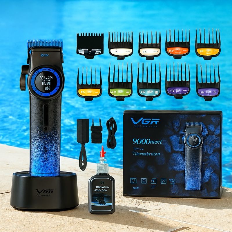 00-1BLUEماكينة حلاقة-VGR ✓