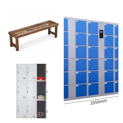 صناديق وخزانات ملابس ومقاعد 