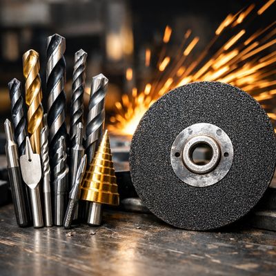 ريش حفر +اسطوانات قص