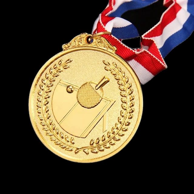 ميدالية تنس طاولة ذهبي #