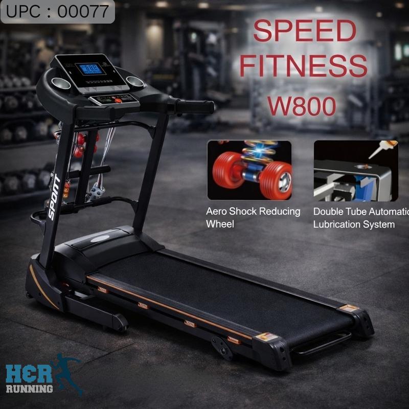 ✓(W800) جهاز ركض مع حركات موديل