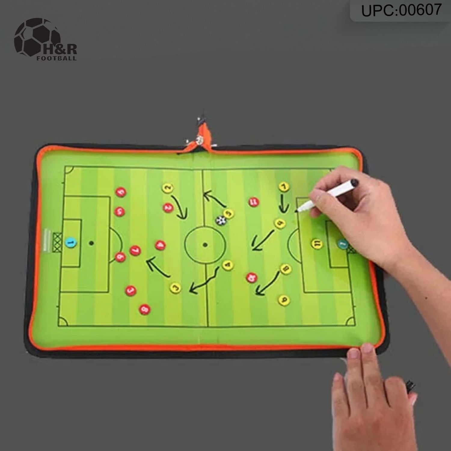 لوح تكتيك كرة القدم مغناطيسي مع حقيبة @