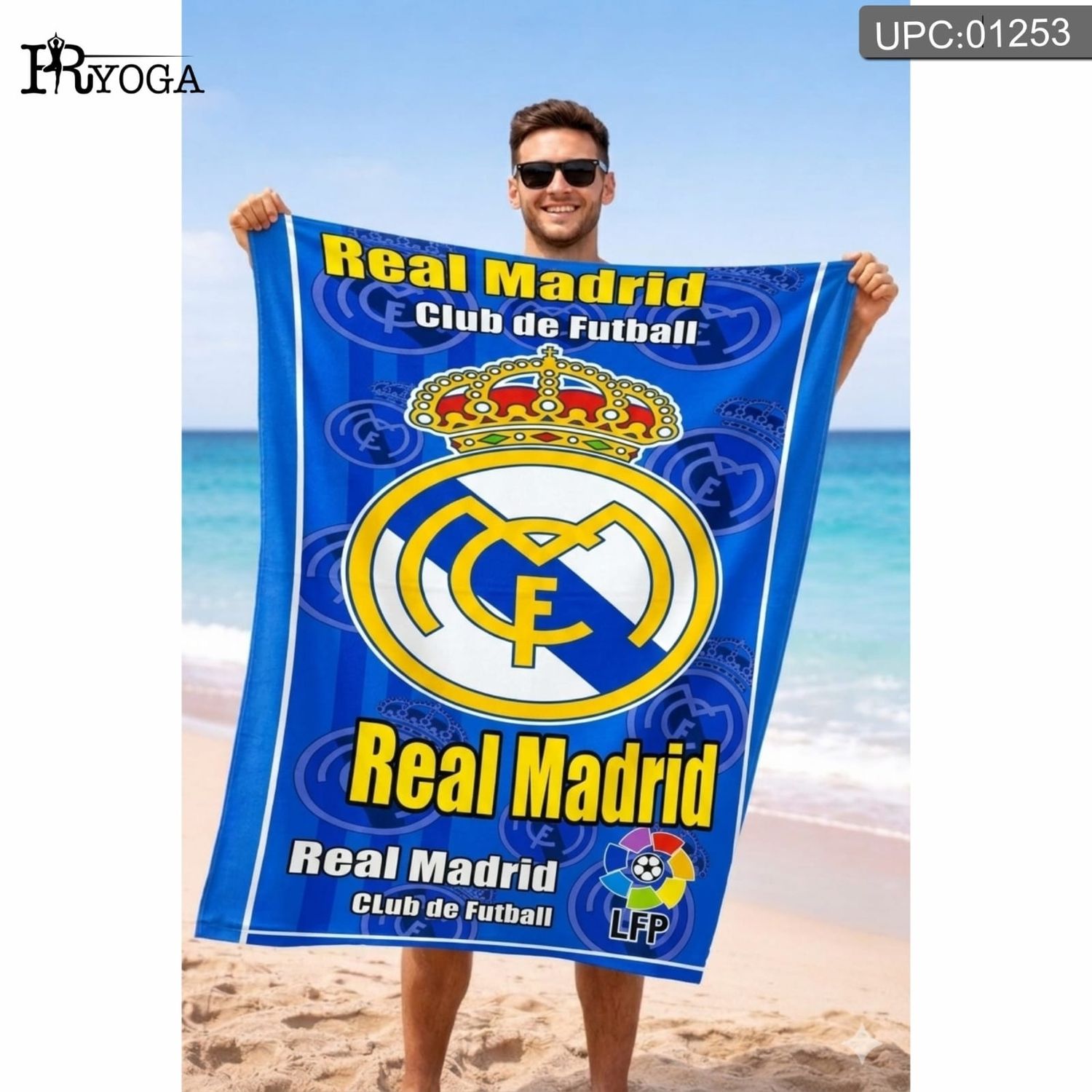 منشفة بعلم ريال مدريد @