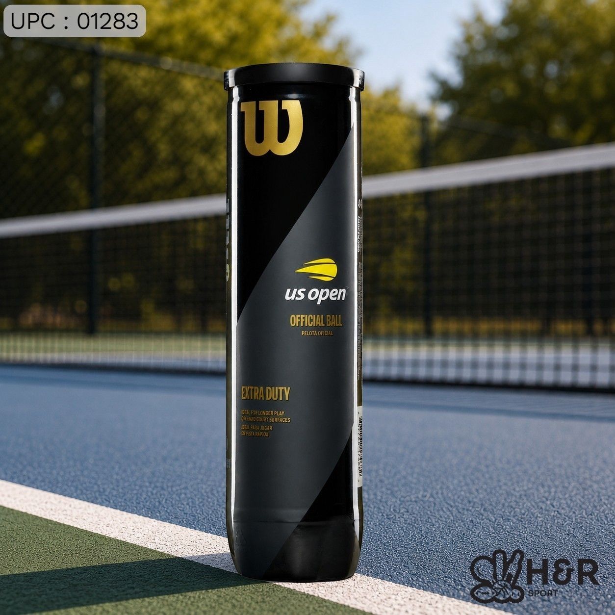 علبة كرات تنس Wilson US Open Extra Duty ✓