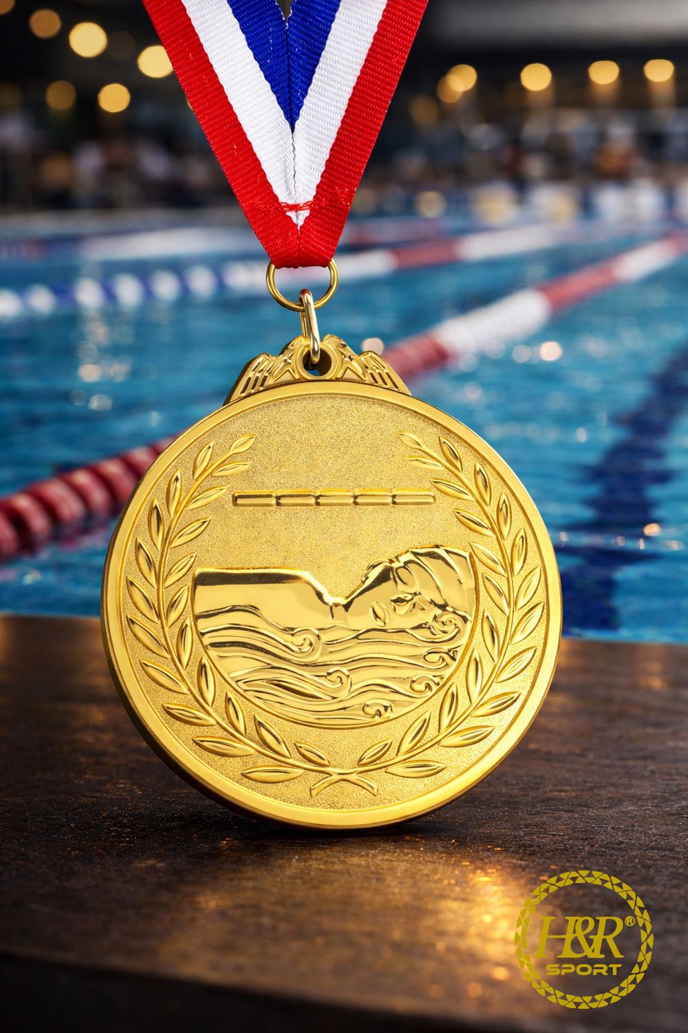 ميدالية سباحة ذهبي ✓