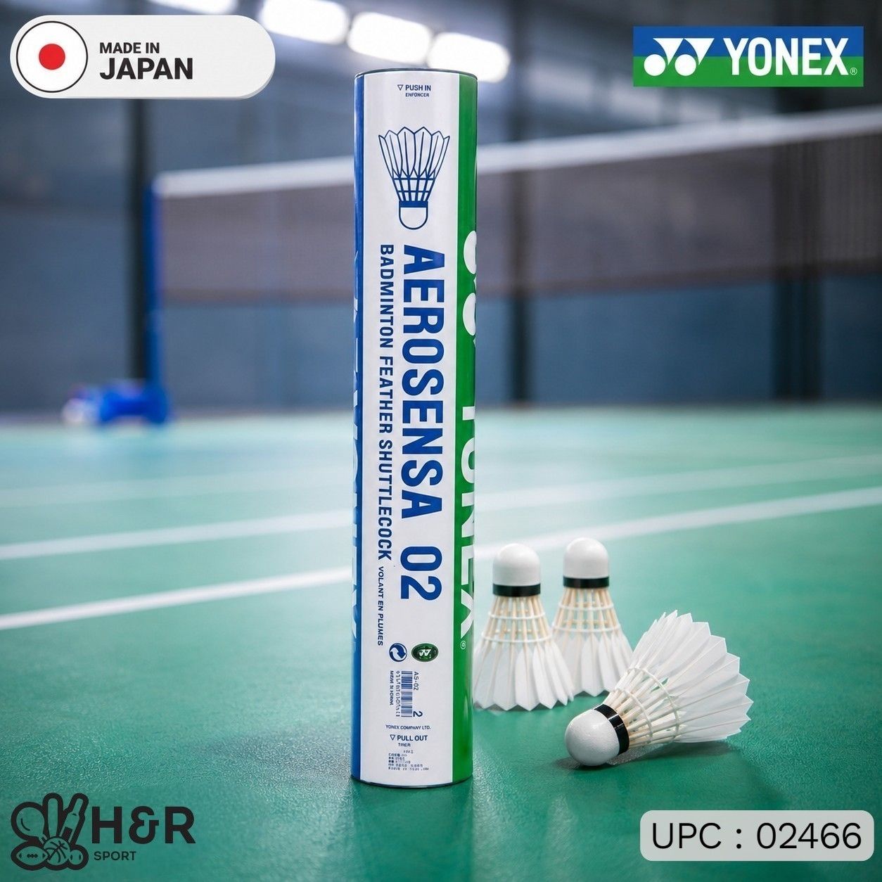 ريشة ريش Yonex Aerosensa 02 اصلي من الوكيل 12حبة *