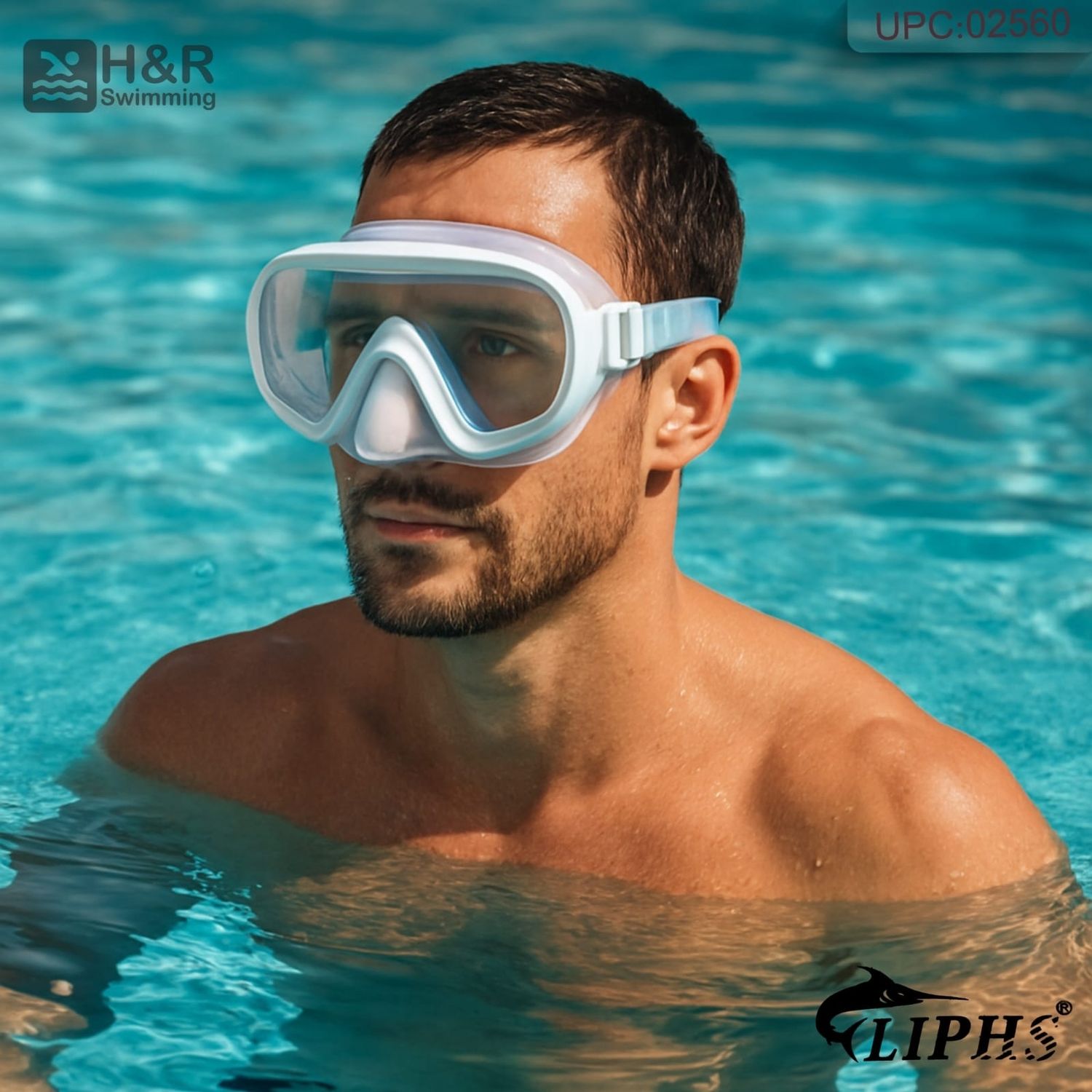 نظارة سباحة وجه لاتيكس برو @