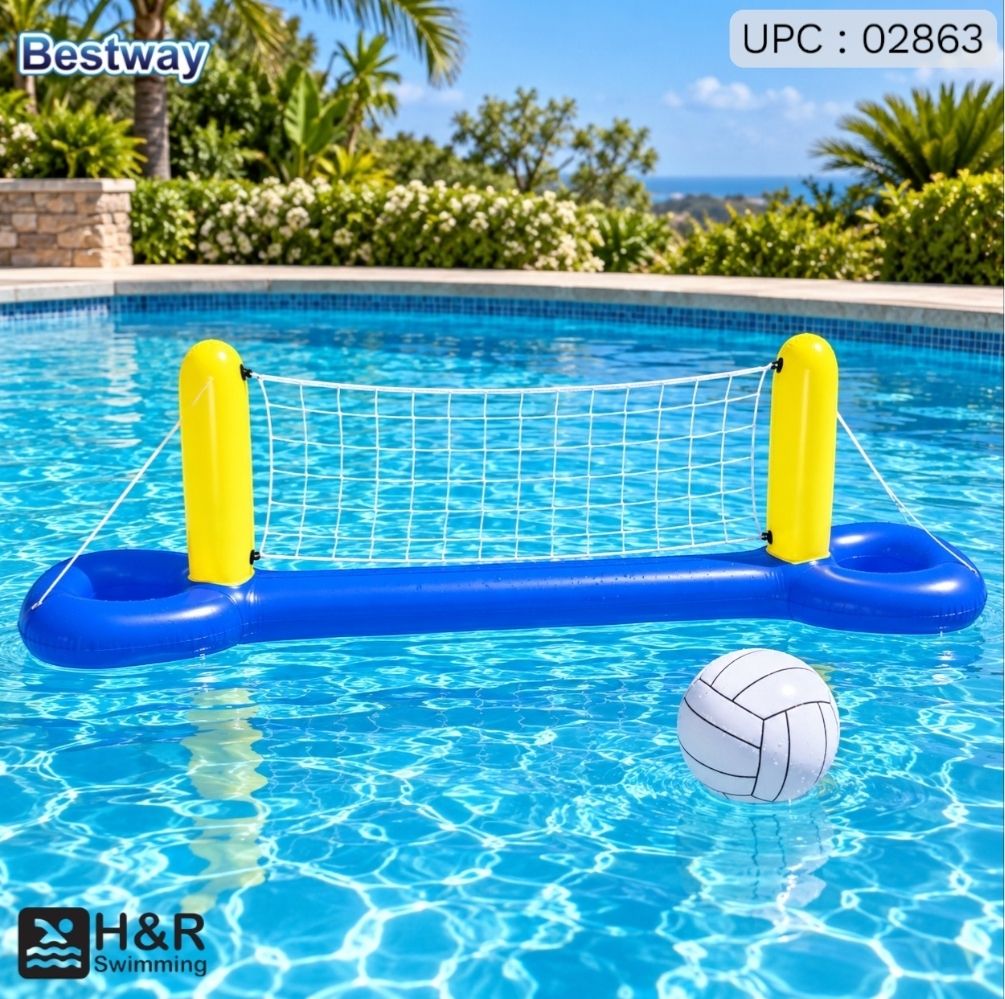 قوائم كرة طائرة للمسبح Bestway أصلي من الشركة (2.52M*64CM) *