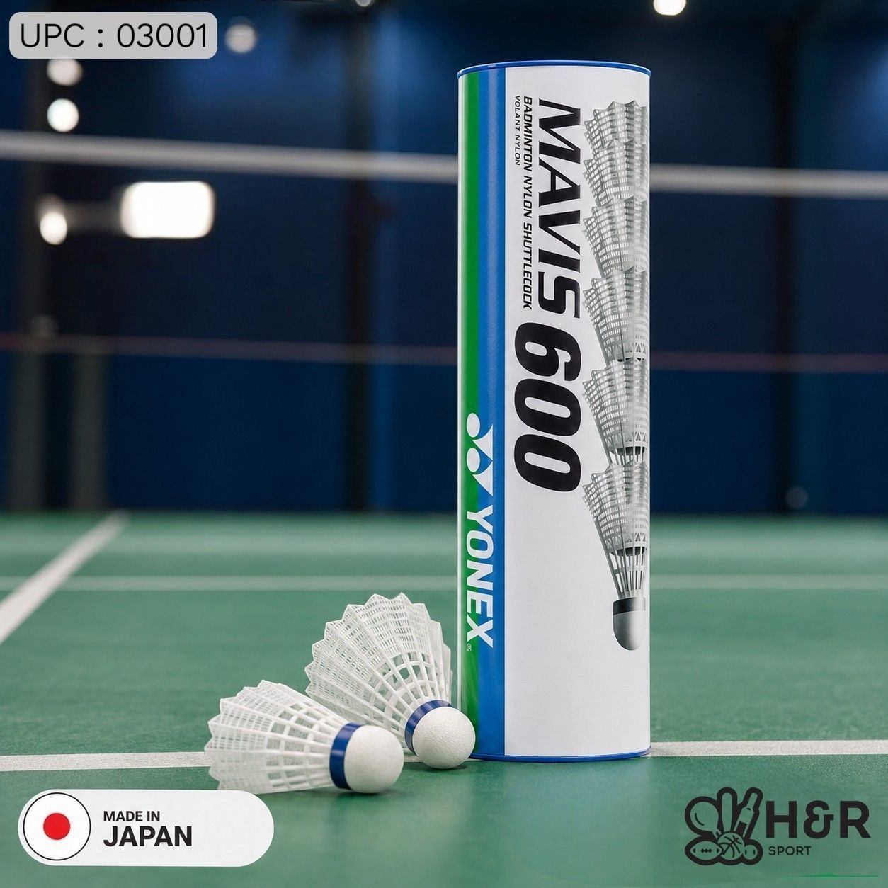 ريش بدمينتون نايلون أصلية Yonex Mavis 600 *