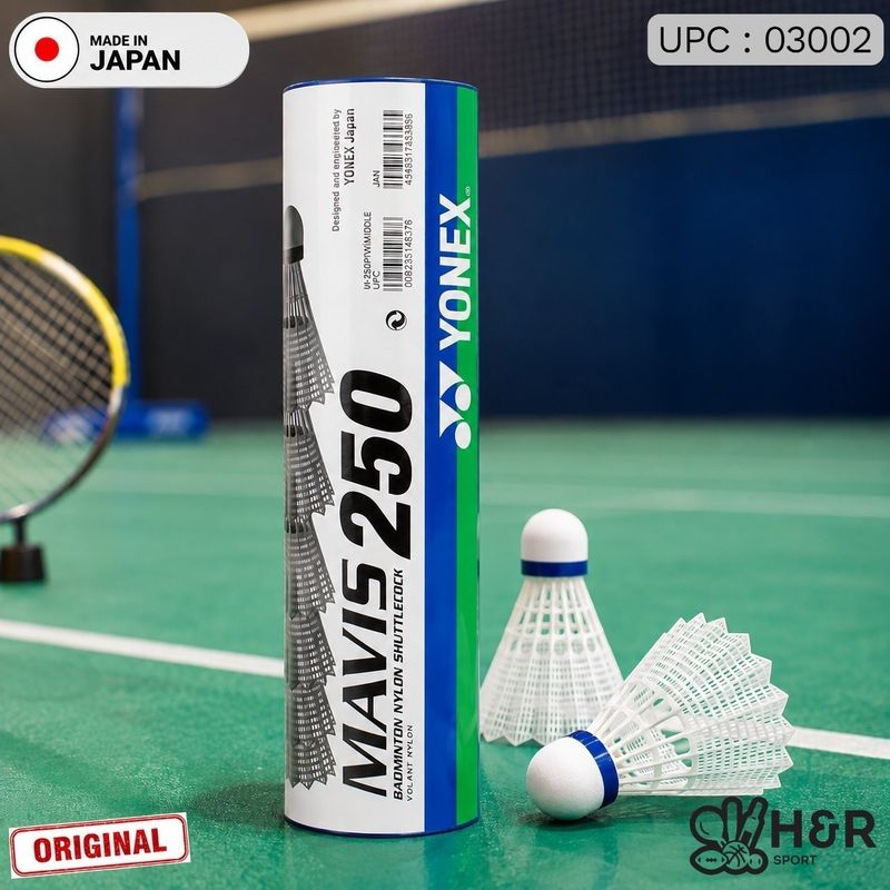 ريش بدمينتون نايلون أصلية Yonex Mavis 250 *