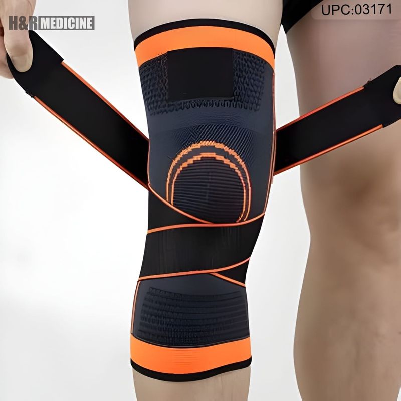 مشد ركبة لف مع مطاط @