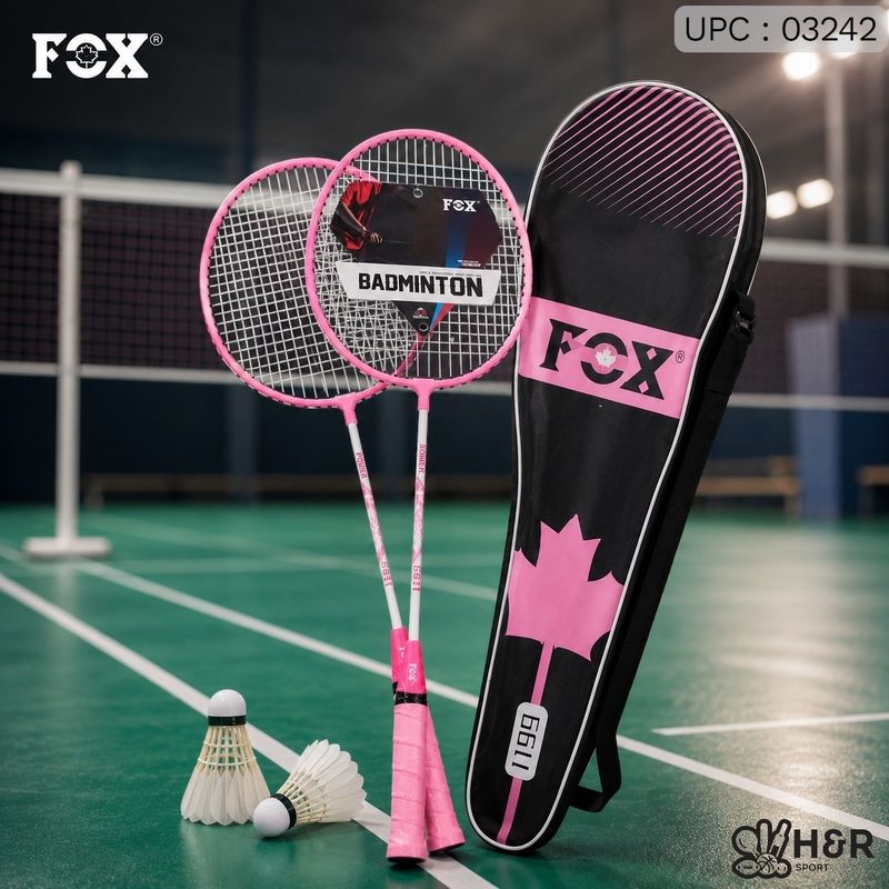 مضرب ريشة Fox بالزوج اصلي من الشركة ✓