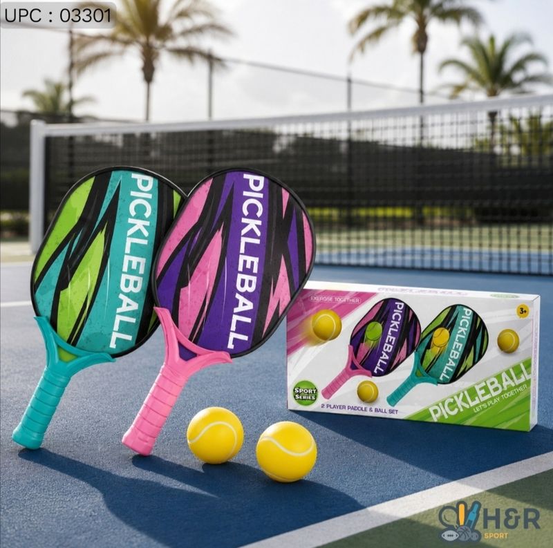طقم مضارب PICKLEBALl مع (2 كرة)✓
