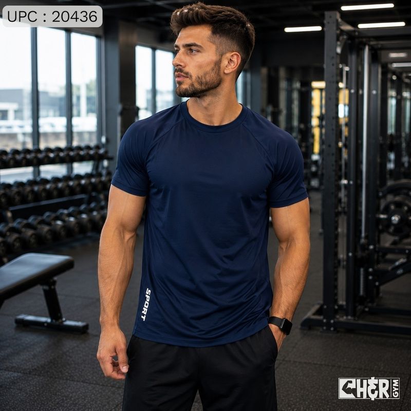 تيشيرت رياضي Navy Blue *