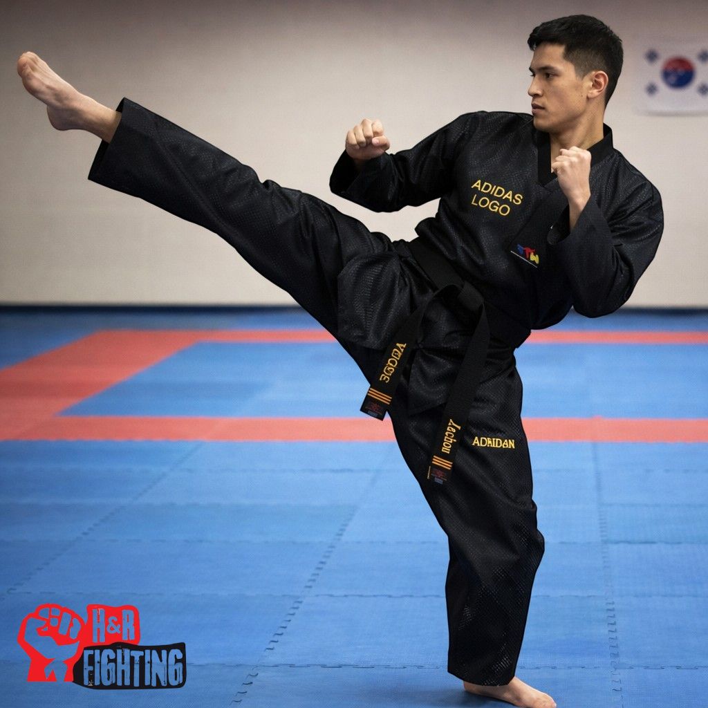 بدلة تايكوندو اديداس اسود رجالي 190 ✓