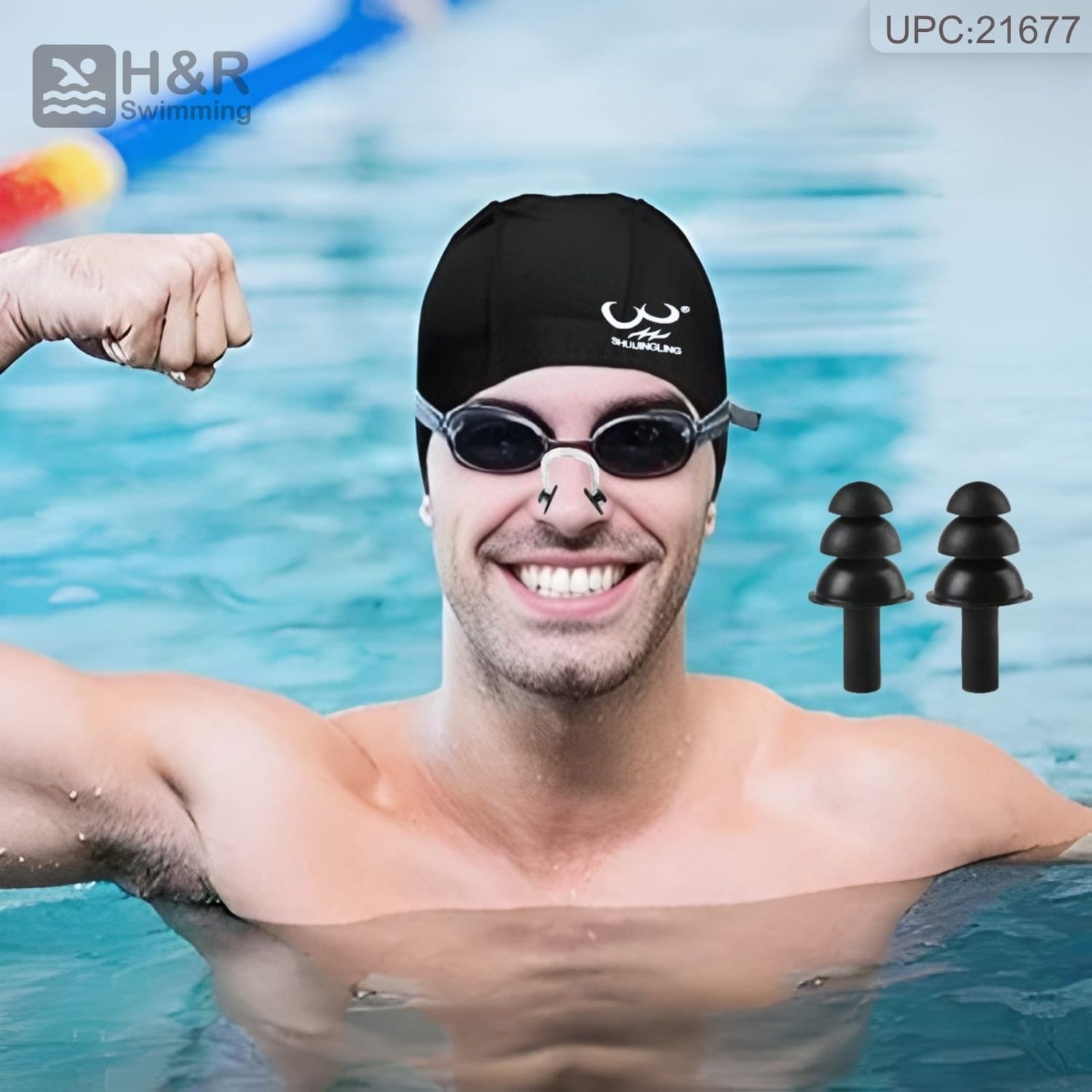 نظارة+طاقية+سدادة اذن+سدادة انف (طقم) @