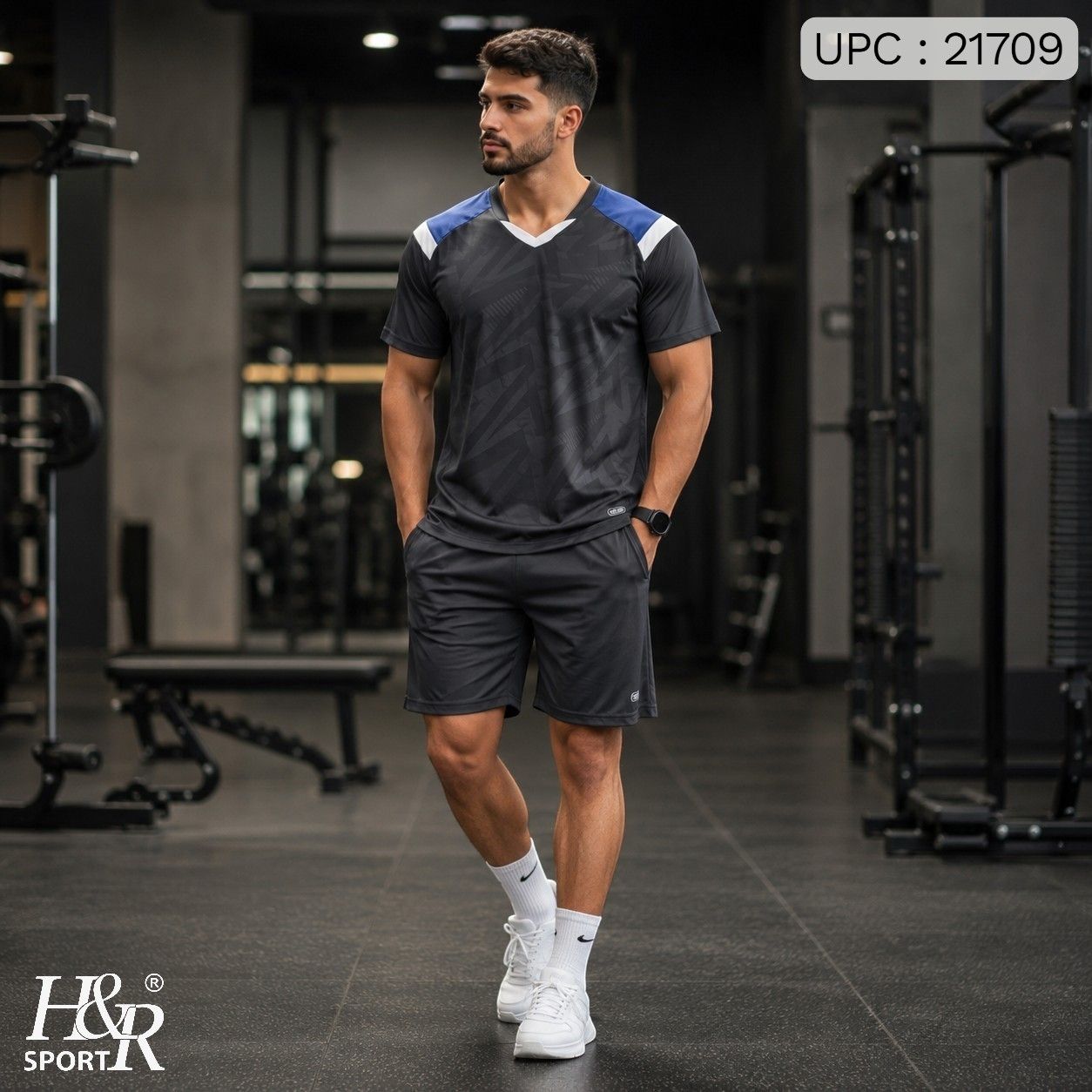 طقم رجالي 101 اسود Adidas *