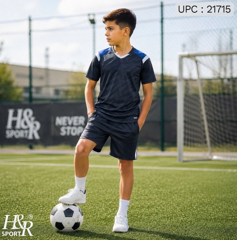 طقم ولادي 101 اسود Adidas *