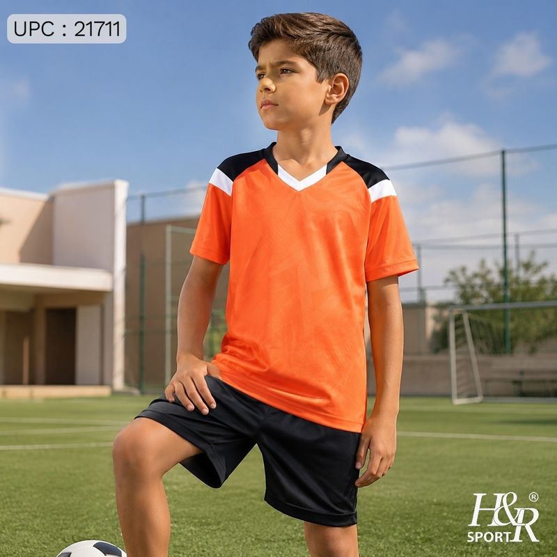 طقم ولادي 101 اورنج Adidas *