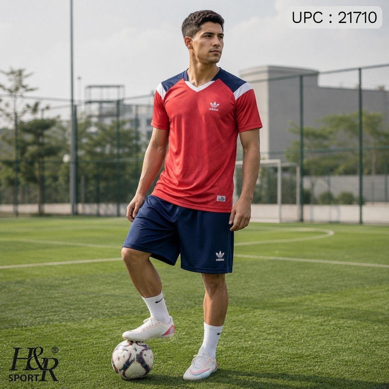 طقم رجالي 101 احمر Adidas *