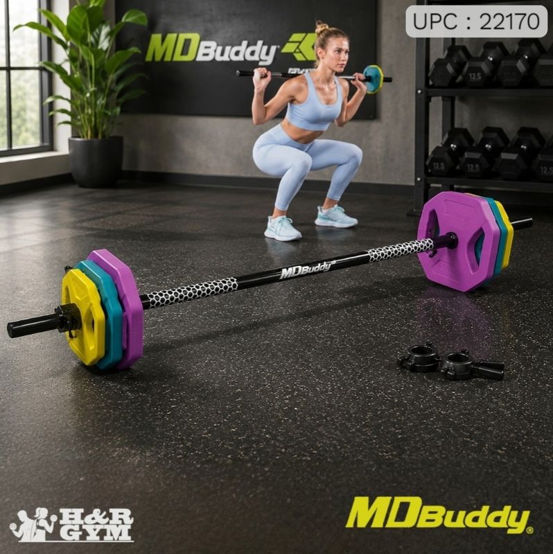 طقم بار 20Kg ام بدي الاصلي MD3016C ✓