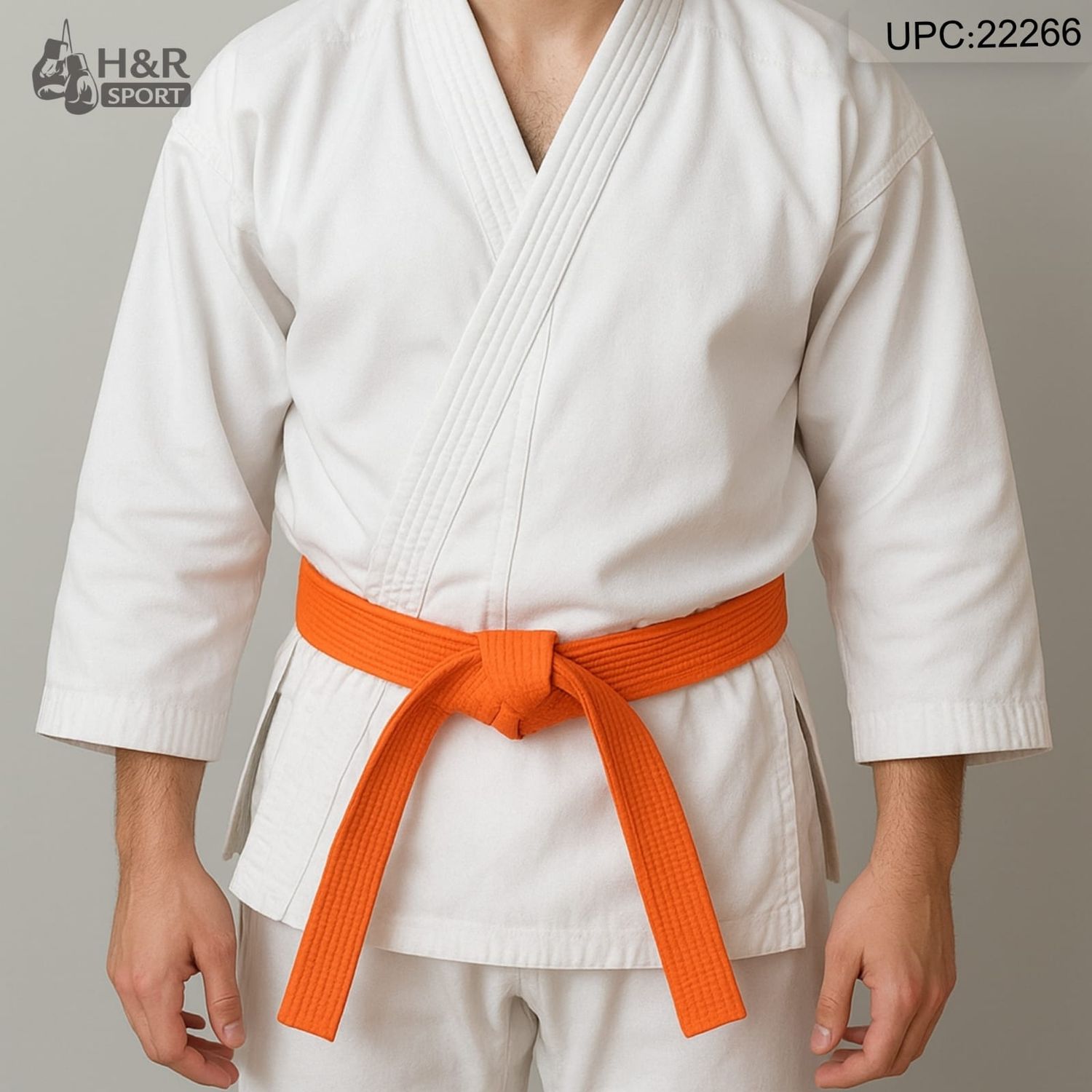 حزام كراتيه خفيف برتقالي @