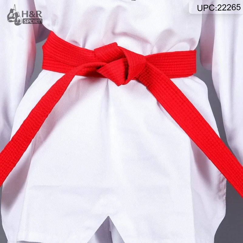 حزام كراتيه خفيف احمر @